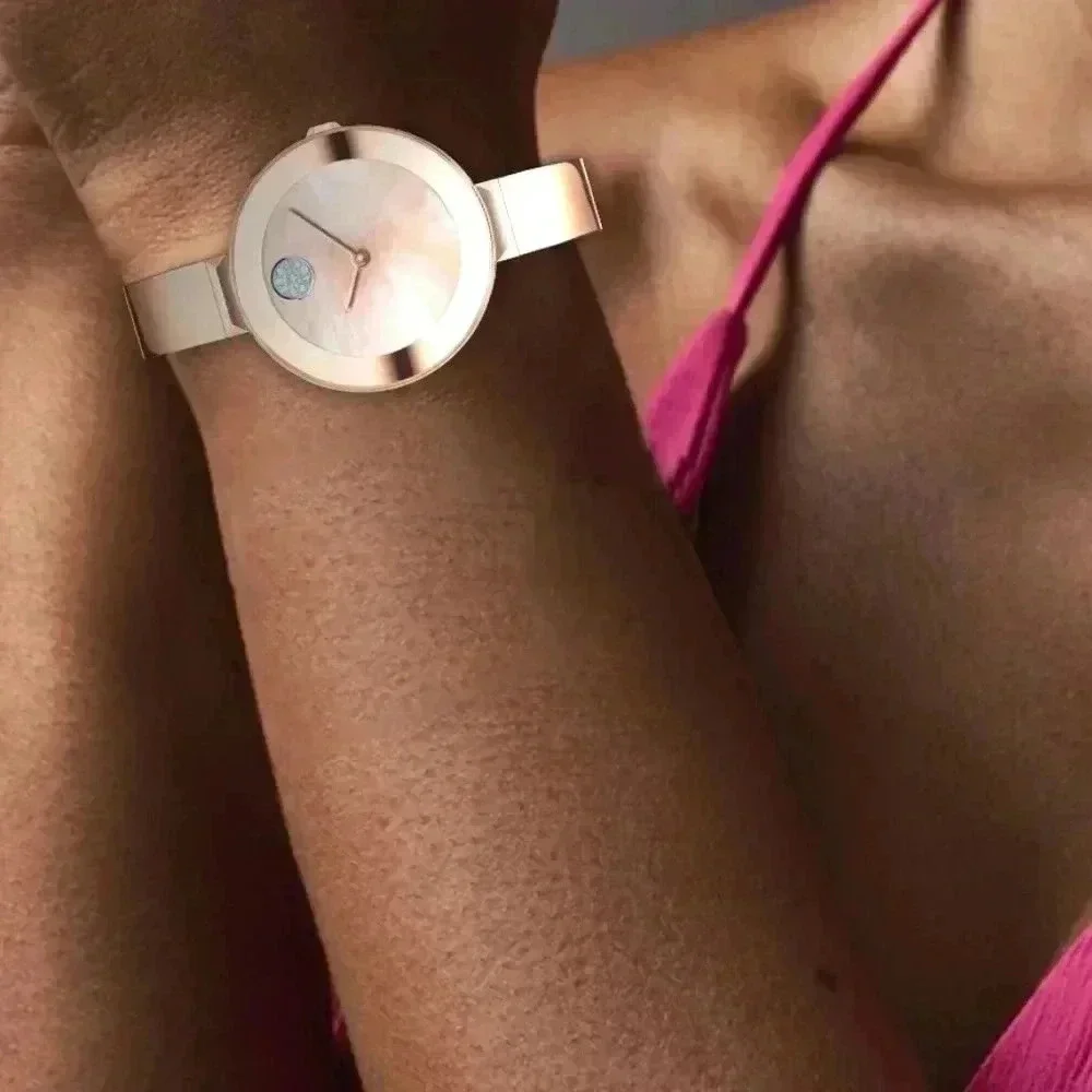 MOVADO BOLD Women's Stainless Steel Mother of Pearl watch.
